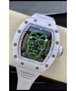 Richard Mille RM052-01 Skull Genuine Tourbillon Edition Watch in Ceramic Casing