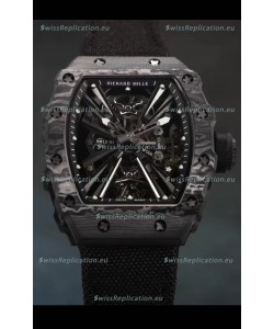 Richard Mille RM12-01 Carbon Fiber Case Genuine Tourbillon Movement 1:1 Mirror Replica Watch