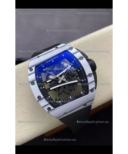 Richard Mille Super Clone RM61-01 Yohan Blake White Quartz NTPT Casing Tourbillon Movement 