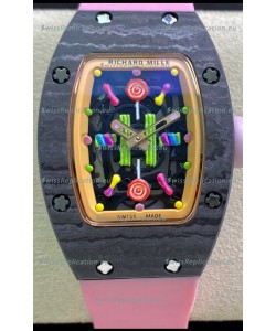 Richard Mille RM-07 Bon Bon Carbon Casing Ladies 1:1 Swiss Replica Watch