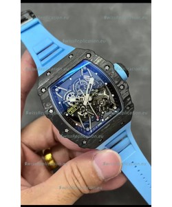 Richard Mille RM35-02 Rafael Nadal Carbon Fiber Casing with Genuine Tourbillon Super Clone Watch