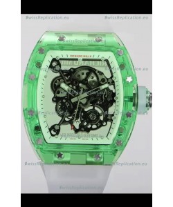 Richard Mille RM055 Transparent Sapphires Casing with Genuine Tourbillon Super Clone Watch