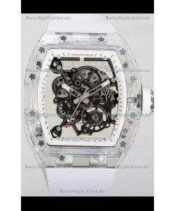 Richard Mille RM055 Transparent Sapphires Casing with Genuine Tourbillon Super Clone Watch
