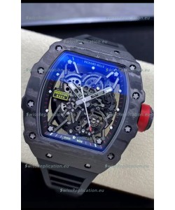 Richard Mille RM35-02 Rafael Nadal Carbon Fiber Casing with Genuine Tourbillon Super Clone Watch