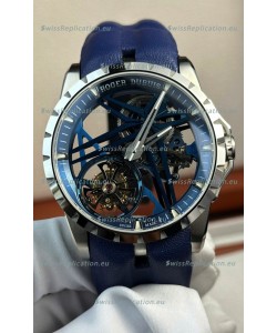 Roger Dubuis Super Clone Excalibur Spider Flying Tourbillon Skeleton Titanium Casing 42MM