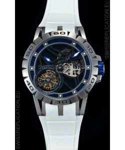 Roger Dubuis Excalibur Spider Flying Tourbillon Skeleton Titanium Casing 1:1 Mirror Swiss Watch