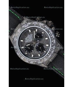 Rolex Daytona DiW Forged Cabon Casing 1:1 Mirror Replica with Nylon Strap 