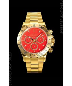 Rolex Daytona 116508 Yellow Gold Original Cal.4130 Movement - 1:1 Mirror 904L Steel Watch