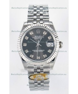 Rolex Super Clone Datejust ETA 2688 Movement 31MM Stainless Steel Case Grey Dial Watch