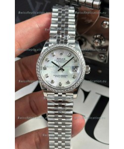 Rolex Super Clone Datejust ETA 2688 Movement 31MM Stainless Steel Case Pearl Dial Watch