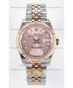 Rolex Super Clone Datejust ETA 2688 Movement 31MM Two Tone Rose Gold Swiss Champange Dial
