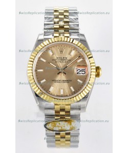 Rolex Super Clone Datejust ETA 2688 Movement 31MM Two Tone Yellow Gold Watch and Dial