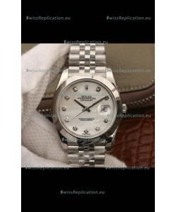 Rolex Datejust 41MM Cal.3135 Swiss 1:1 Mirror Replica Watch in 904L Steel Casing White Dial