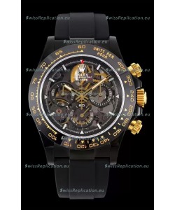 Rolex Daytona Blaken Black 1:1 Swiss Mirror Replica Skeleton Dial Cal.4130 Movement