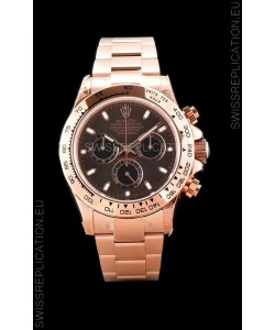 Rolex Daytona 116505 Rose Gold Original Cal.4130 Movement - 1:1 Mirror 904L Steel Watch