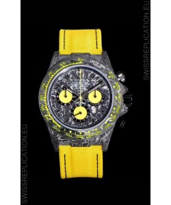 Rolex Daytona DiW Yellow Edition Edition Forged Cabon Casing 1:1 Mirror Replica