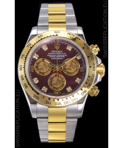Rolex Daytona Two Tone Yellow Gold Original Cal.4130 Movement - 1:1 Mirror 904L Steel Watch