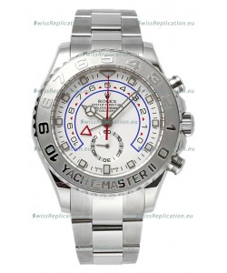 Rolex Yachtmaster II Stainles Steel Ref.116689 1:1 White Gold Plated Bezel 