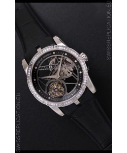 Roger Dubuis Excalibur Spider Flying Tourbillon Skeleton Titanium Casing 1:1 Mirror Swiss Watch