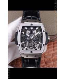 Hublot Masterpiece MP Edition Genuine Tourbillon Swiss Replica Watch in Titanium Casing