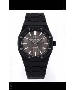 Audemars Piguet Royal Oak PVD Coated Swiss Replica Watch 3120 Swiss Movement - Grey Dial 