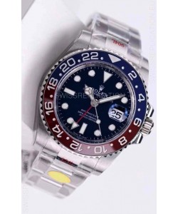 Rolex GMT Masters II 126719BLRO Pepsi Bezel Cal.3285 Movement Swiss Replica - Ultimate 904L Steel Watch