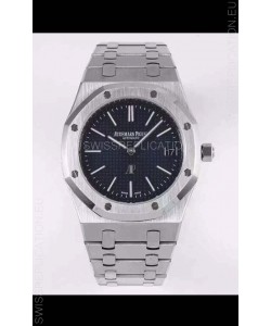 Audemars Piguet Royal Jumbo Oak Extra Thin Swiss Replica - 1:1 Mirror Replica Watch 904L Steel Blue Dial