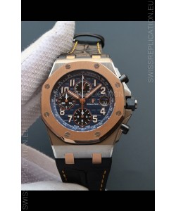 Audemars Piguet Royal Oak Offshore Chronograph 2 Tone 904L Steel 1:1 Mirror 3126 Movement