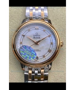 Omega De-Ville Two Tone Rose Gold Casing 1:1 Mirror Replica 33MM 