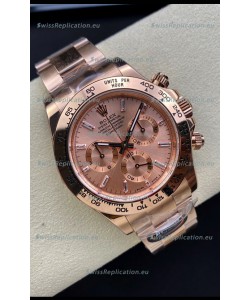 Rolex Daytona 116505 Rose Gold Original Cal.4130 Movement - 1:1 Mirror 904L Steel Watch