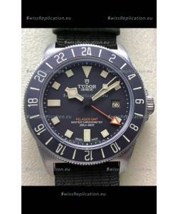 Tudor Pelagos FXD GMT Titanium Casing 1:1 Mirror Replica Black Dial in Green Nato Strap