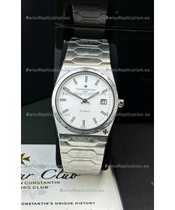 Vacheron Constantin Historiques 222 Super Clone 37MM Steel Casing Watch in White Dial 