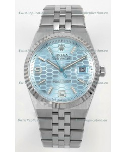 Rolex Land-Dweller 127336 Ice Blue Honeycomb 40MM Swiss Replica Watch 