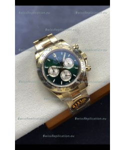 Rolex Daytona Super Clone M116505 Rose Gold Green Dial Original Cal.4131 Movement - 904L Steel Watch