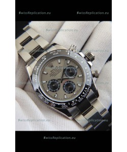 Rolex Daytona Japanese Movement Replica Watch in Grey Dial - Ceramic Bezel 
