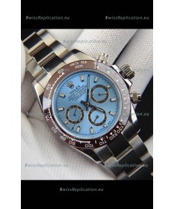 Rolex Daytona Japanese Movement Replica Watch in Ice Blue Dial - Ceramic Bezel 