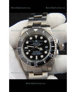 Rolex Sea Dweller Japanese Movement Replica Watch Black Dial 44MM