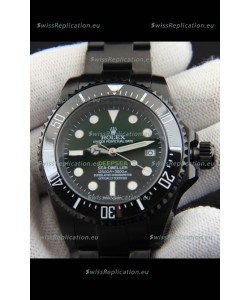 Rolex Sea Dweller Japanese Movement Replica Watch Green Dial 44MM