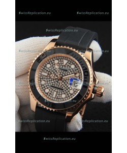 Rolex Yachtmaster Everrose Gold Japanese Replica Watch - 40MM