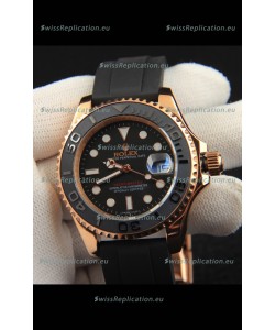 Rolex Yachtmaster Everrose Gold Japanese Replica Watch - 40MM