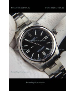 Rolex Oyster Perpetual Japanese Movement Replica Watch 41MM - Black Dial