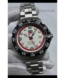 Tag Heuer Formula 1 White Dial Automatic Movement Japanese Replica Watch 