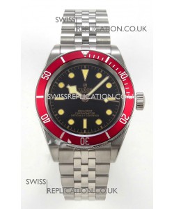 Tudor Black Bay 41 Black Dial Red Bezel Jubilee Super Clone Watch 