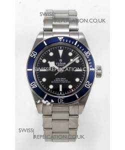 Tudor Black Bay 41 Black Dial Blue Bezel Oyster Super Clone Watch 