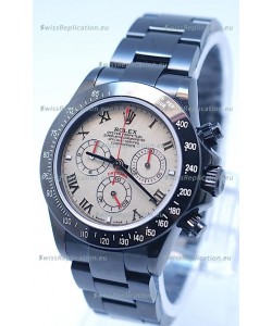 Rolex Daytona Cosmograph Project X Design Black Out Edition Series II Swiss Watch in Pink Pearl Dial 