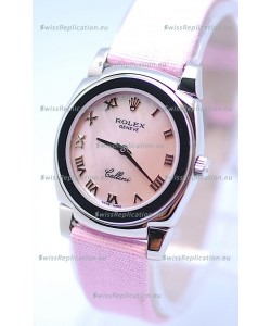 Rolex Cellini Cestello Ladies Swiss Pink Watch in Roman Markers